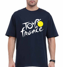 Load image into Gallery viewer, Tour de France Oversized T-Shirt for Men-Navy Blue-Ektarfa.online
