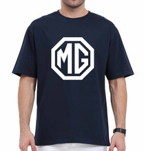 Load image into Gallery viewer, Morris Garages(MG) Oversized T-Shirt for Men-Navy Blue-Ektarfa.online
