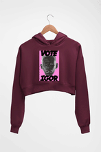 Load image into Gallery viewer, Igor Crop HOODIE FOR WOMEN-Maroon-Ektarfa.online

