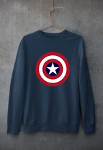 Load image into Gallery viewer, Captain America Unisex Sweatshirt for Men/Women-Navy Blue-Ektarfa.online

