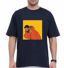 Load image into Gallery viewer, Drake Oversized T-Shirt for Men-Navy Blue-Ektarfa.online
