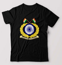 Load image into Gallery viewer, CRPF T-Shirt for Men-Black-Ektarfa.online
