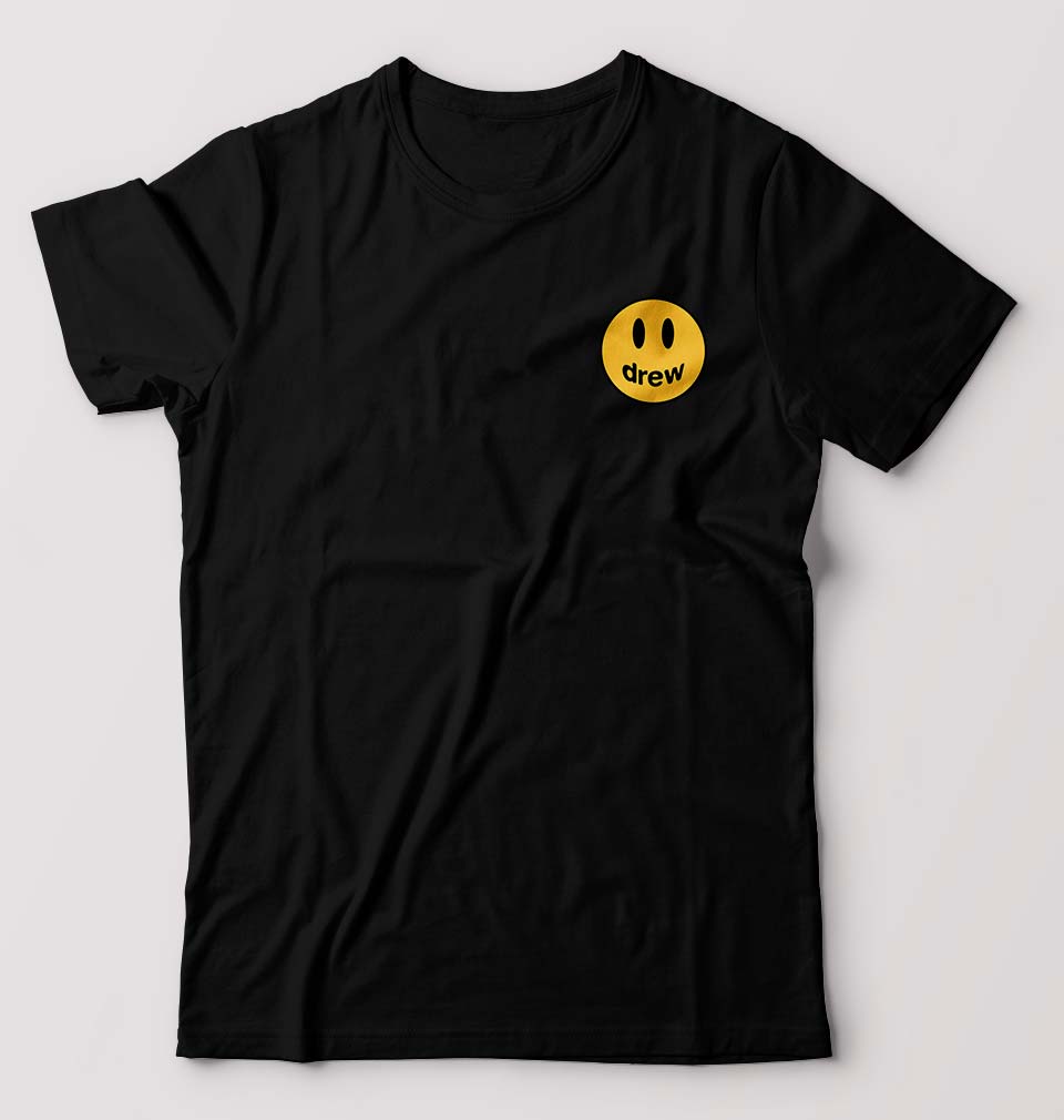 Drew House Logo T-Shirt for Men-Black-Ektarfa.online