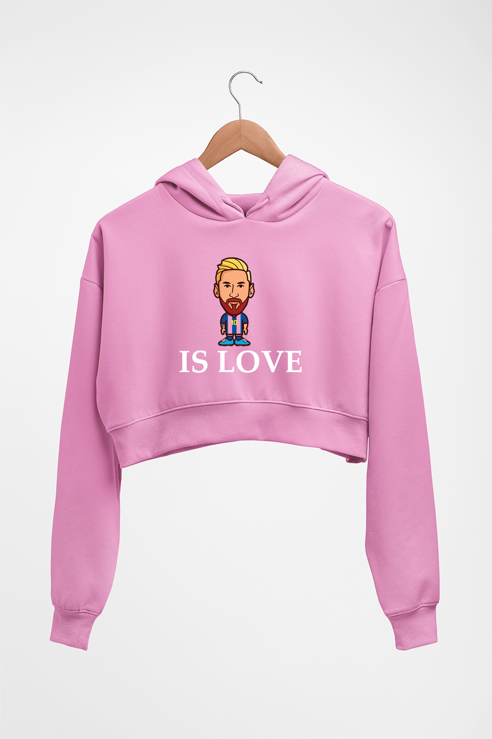 Messi HOODIE FOR WOMEN-Light Baby Pink-Ektarfa.online