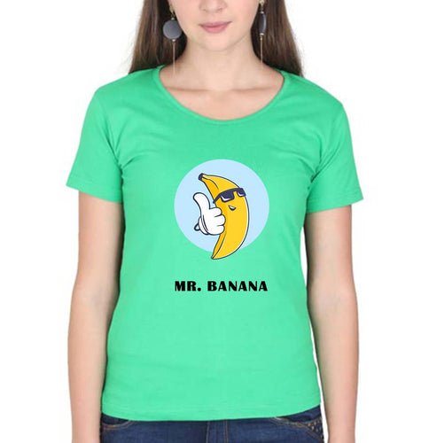 Banana T-Shirt for Women-Flag Green-Ektarfa.online