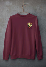 Load image into Gallery viewer, Porsche Pocket Logo Unisex Sweatshirt for Men/Women-S(40 Inches)-Maroon-Ektarfa.online
