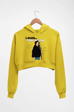 Load image into Gallery viewer, Louis Tomlinson Crop HOODIE FOR WOMEN-Mustard Yelow-Ektarfa.online
