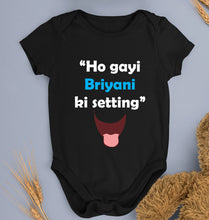 Load image into Gallery viewer, Biryani Kids Romper For Baby Boy/Girl-Black-Ektarfa.online
