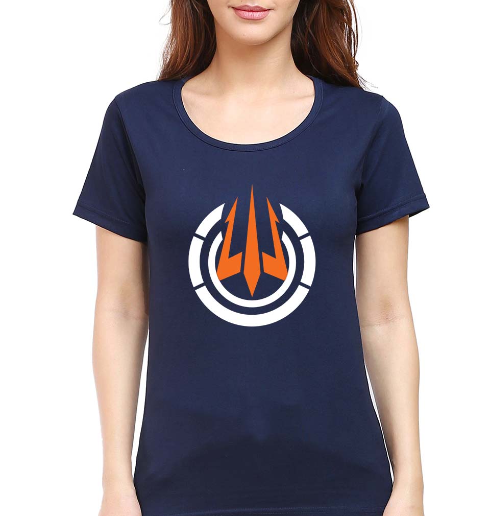 Call of Duty (COD) T-Shirt for Women-Navy Blue-Ektarfa.online