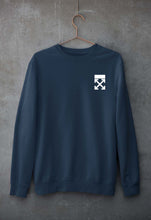Load image into Gallery viewer, off White logo Unisex Sweatshirt for Men/Women-Navy Blue-Ektarfa.online
