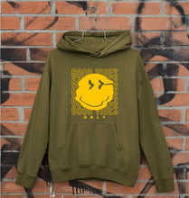 Load image into Gallery viewer, Good Vibes Emoji Unisex Hoodie for Men/Women-Olive Green-Ektarfa.online
