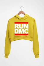 Load image into Gallery viewer, Run DMC Crop HOODIE FOR WOMEN-Mustard Yellow-Ektarfa.online
