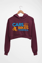 Load image into Gallery viewer, Cycling Crop HOODIE FOR WOMEN-Maroon-Ektarfa.online
