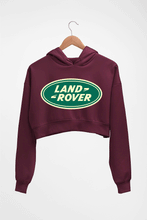 Load image into Gallery viewer, Land Rover Crop HOODIE FOR WOMEN-Maroon-Ektarfa.online
