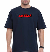 Load image into Gallery viewer, Baazigar Oversized T-Shirt for Men-Navy Blue-Ektarfa.online

