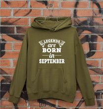 Load image into Gallery viewer, Legends are born in september Unisex Hoodie for Men/Women-Olive Green-Ektarfa.online
