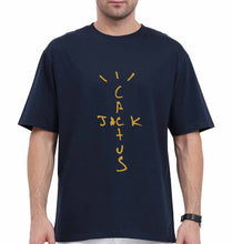 Load image into Gallery viewer, Cactus Jack Travis Scott Oversized T-Shirt for Men-Navy Blue-Ektarfa.online
