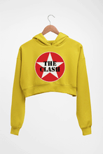 Load image into Gallery viewer, The Clash Crop HOODIE FOR WOMEN-Mustard Yellow-Ektarfa.online
