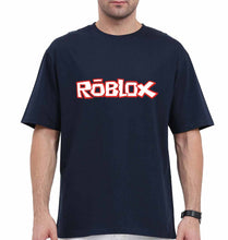 Load image into Gallery viewer, Roblox Oversized T-Shirt for Men-Navy Blue-Ektarfa.online
