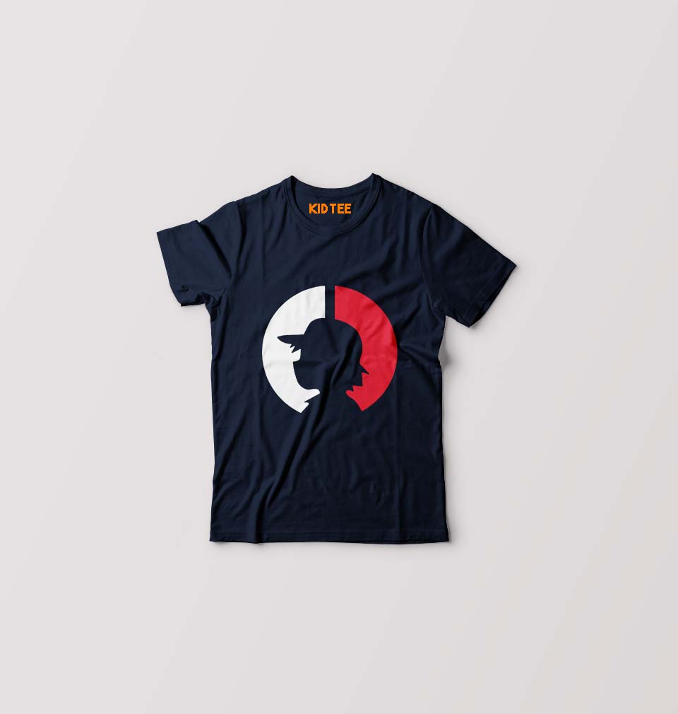 Pokémon Kids T-Shirt for Boy/Girl-Black-Ektarfa.online