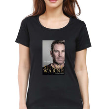 Load image into Gallery viewer, Shane Warne T-Shirt for Women-Black-Ektarfa.online
