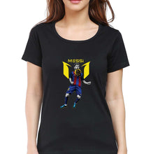 Load image into Gallery viewer, Messi T-Shirt for Women-Black-Ektarfa.online
