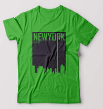 Load image into Gallery viewer, New York T-Shirt for Men-flag green-Ektarfa.online
