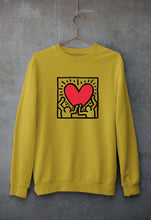 Load image into Gallery viewer, Keith Haring Unisex Sweatshirt for Men/Women-Mustard Yellow-Ektarfa.online
