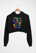 Load image into Gallery viewer, treat people.with kindness harry styles Crop HOODIE FOR WOMEN
