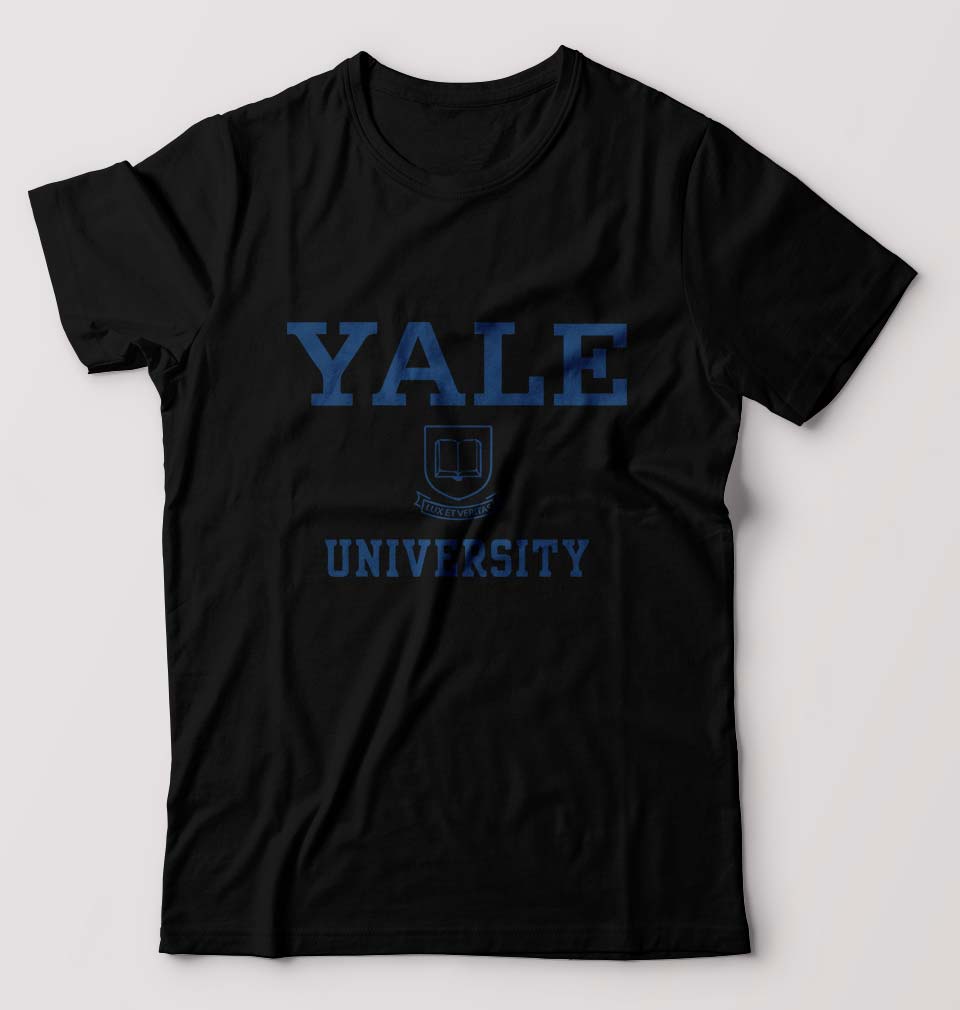 Yale University T-Shirt for Men-Black-Ektarfa.online