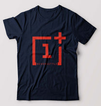 Load image into Gallery viewer, OnePlus T-Shirt for Men-Navy Blue-Ektarfa.online
