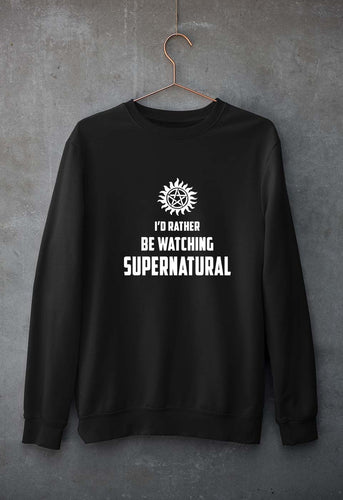 Supernatural Unisex Sweatshirt for Men/Women-Black-Ektarfa.online