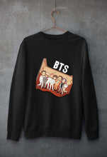 Load image into Gallery viewer, BTS Kpop Unisex Sweatshirt for Men/Women-Black-Ektarfa.online
