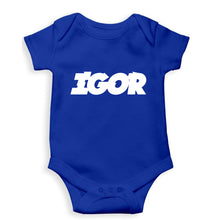 Load image into Gallery viewer, Igor Kids Romper For Baby Boy/Girl-0-5 Months(18 Inches)-Royal Blue-Ektarfa.online
