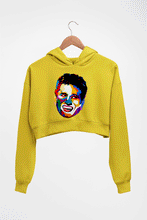 Load image into Gallery viewer, Sachin Tendulkar Crop HOODIE FOR WOMEN-Mustard yellow-Ektarfa.online
