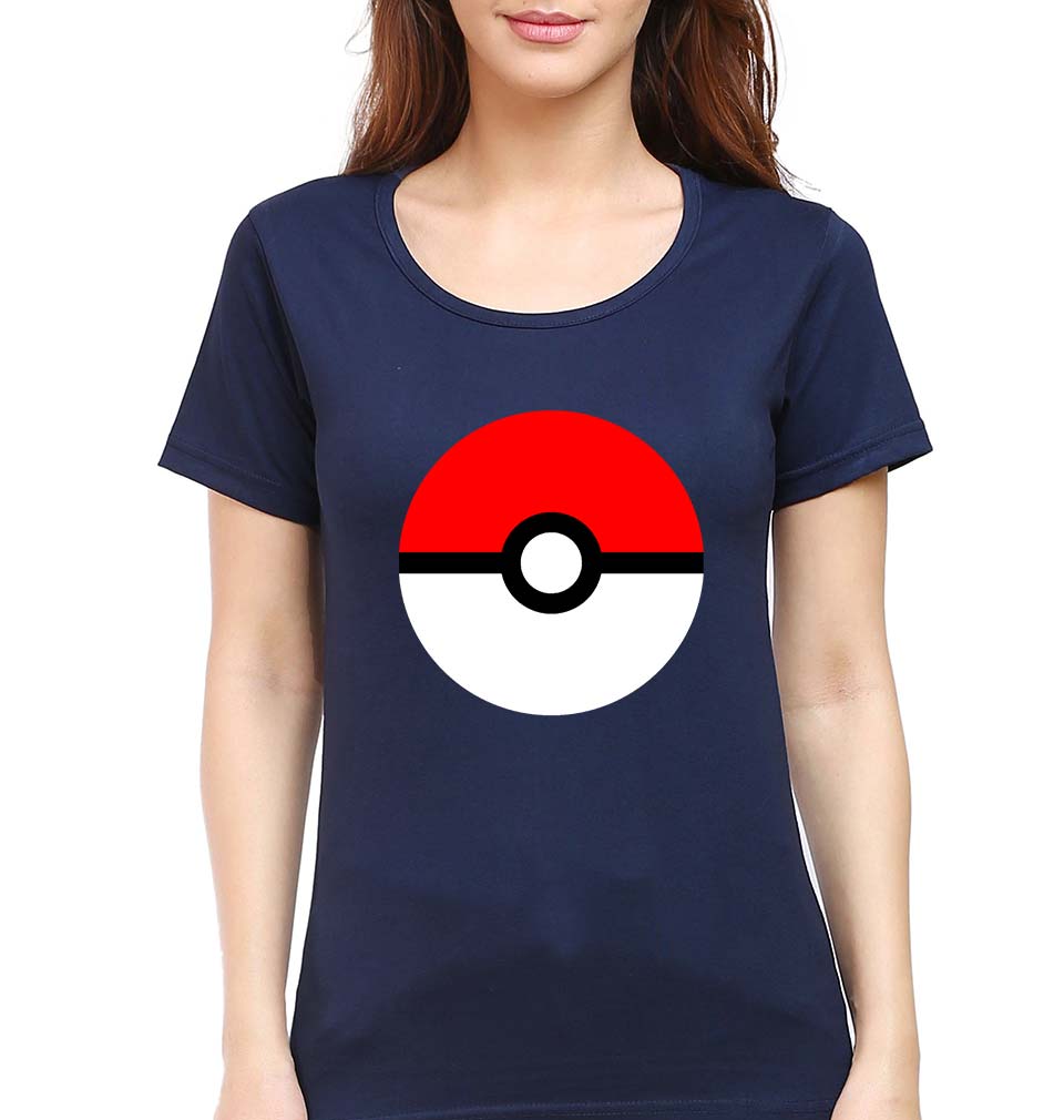 Pokémon T-Shirt for Women-Navy Blue-Ektarfa.online