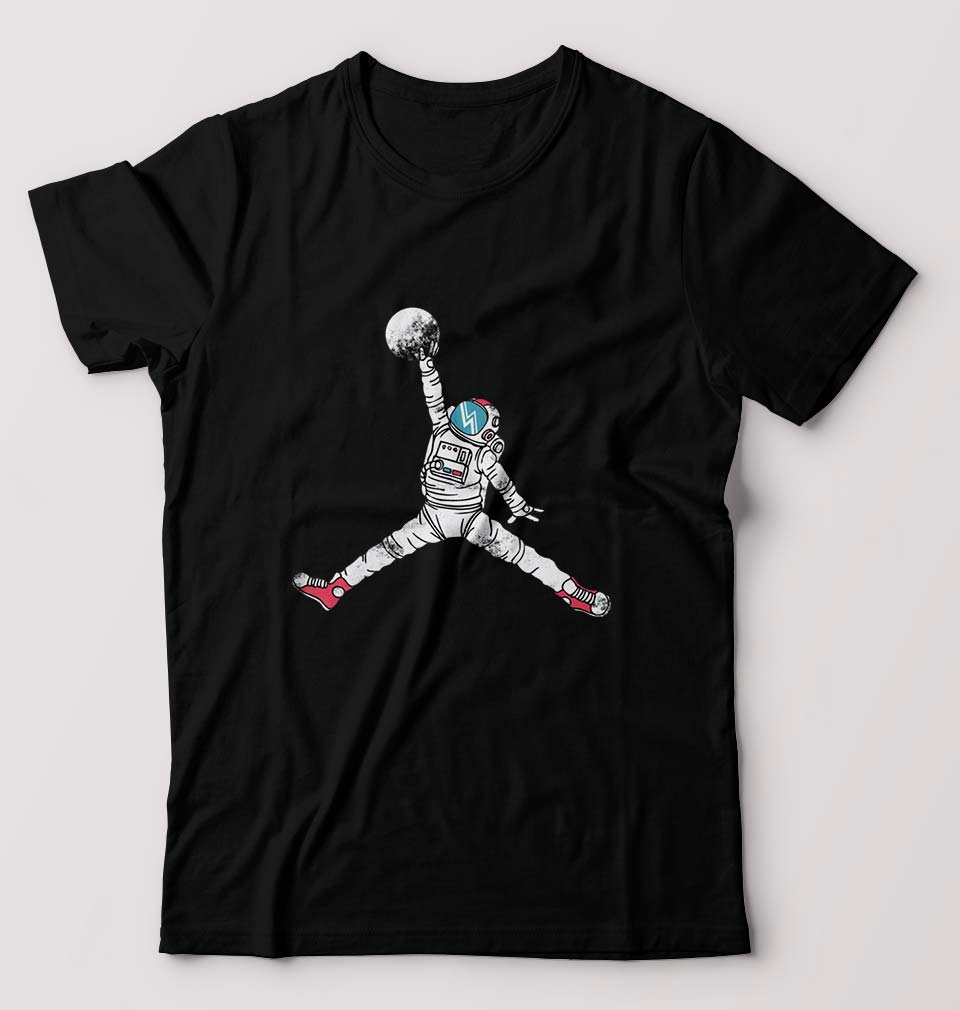 Jorden Space Dunk T-Shirt for Men-Black-Ektarfa.online