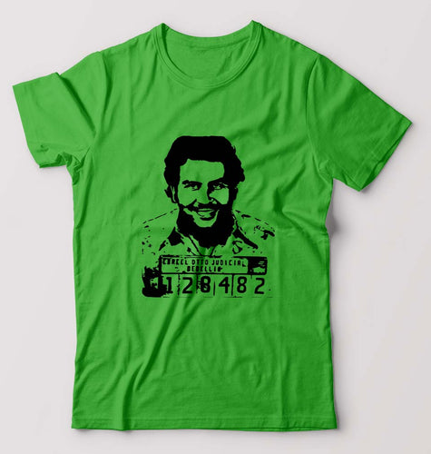 Pablo Escobar T-Shirt for Men-flag green-Ektarfa.online