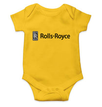 Load image into Gallery viewer, Rolls Royce Kids Romper For Baby Boy/Girl-0-5 Months(18 Inches)-Yellow-Ektarfa.online
