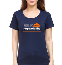 Load image into Gallery viewer, NBA Basketball T-Shirt for Women-Navy Blue-Ektarfa.online
