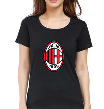 Load image into Gallery viewer, A.C. Milan T-Shirt for Women-Black-Ektarfa.online
