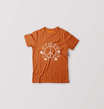 Load image into Gallery viewer, Peace Religious Symbols Kids T-Shirt for Boy/Girl-Orange-Ektarfa.online
