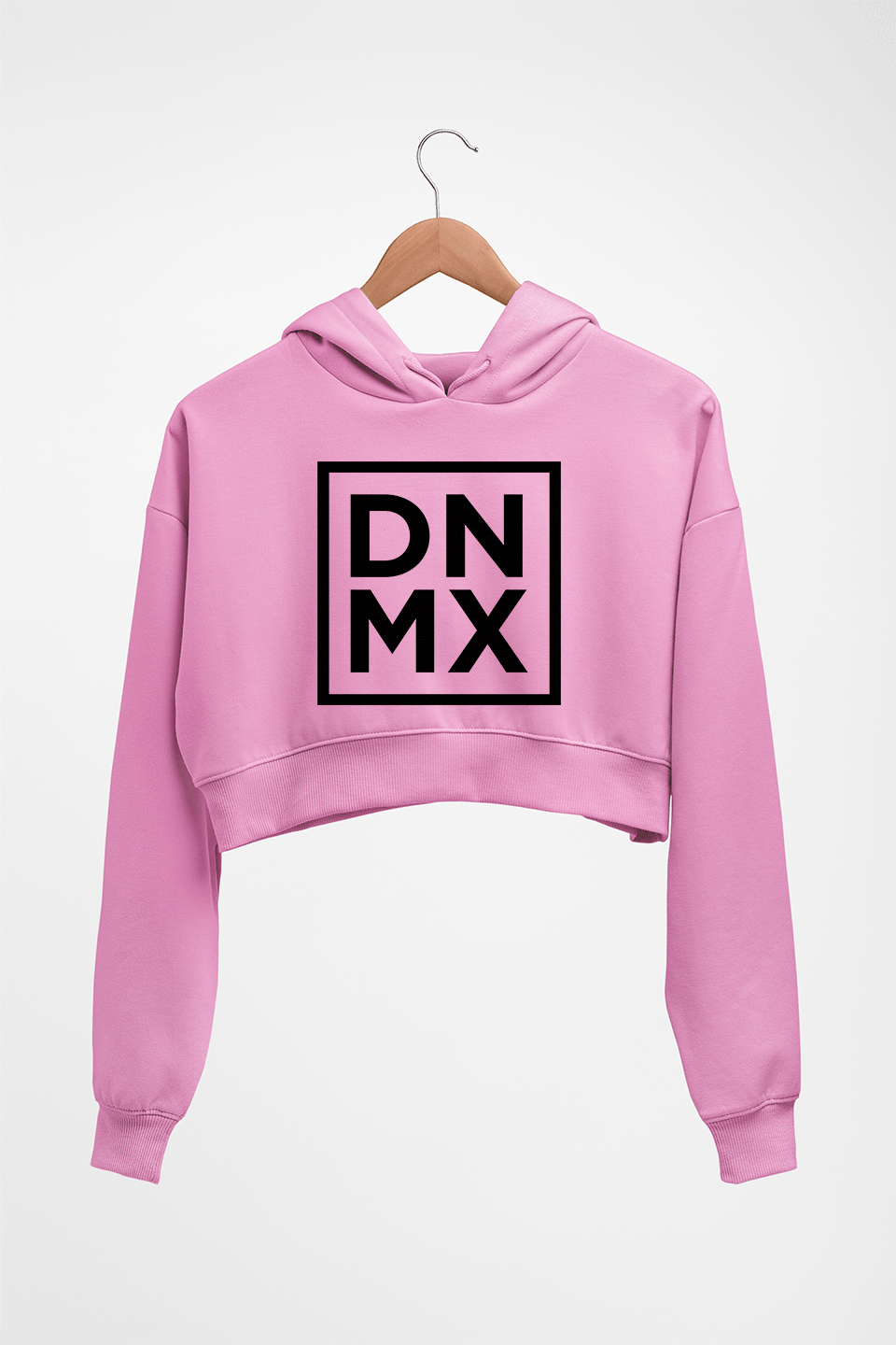 DNMX Crop HOODIE FOR WOMEN-Light Baby Pink-Ektarfa.online