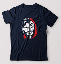 Load image into Gallery viewer, Money Heist The Professor T-Shirt for Men-Navy Blue-Ektarfa.online
