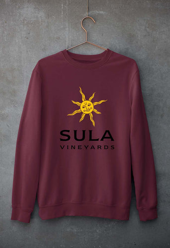 sula-vineyards Unisex Sweatshirt for Men/Women-Maroon-Ektarfa.online