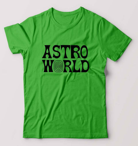 Astroworld Travis Scott T-Shirt for Men-S(38 Inches)-flag green-Ektarfa.online