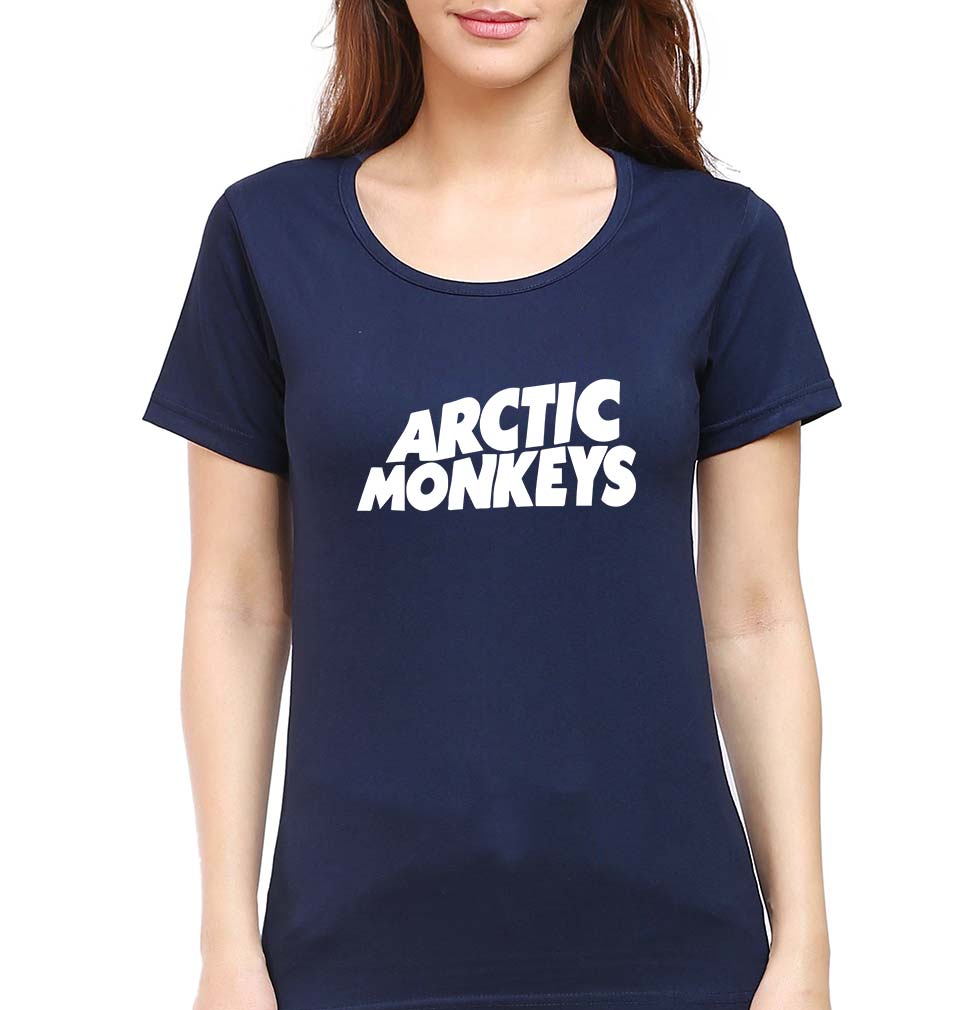 Arctic Monkeys T-Shirt for Women-Navy Blue-Ektarfa.online