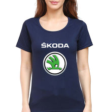 Load image into Gallery viewer, Skoda T-Shirt for Women-Navy Blue-Ektarfa.online
