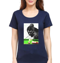 Load image into Gallery viewer, Ronnie O&#39;Sullivan Snooker T-Shirt for Women-Navy Blue-Ektarfa.online
