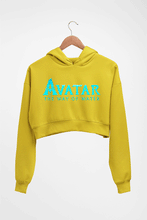 Load image into Gallery viewer, Avatar Crop HOODIE FOR WOMEN-Mustard Yellow-Ektarfa.online
